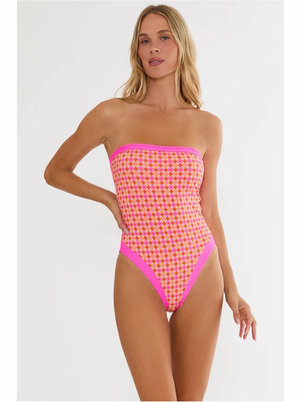 Beach Riot Ambrose One Piece Citrus Tile